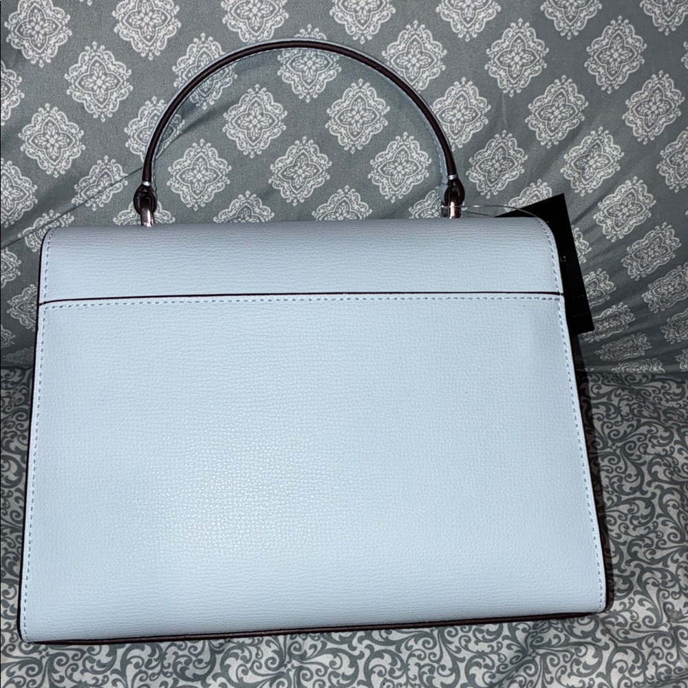 Kate Spade Sky Blue Top Handle Satchel Darcey - Picture 6 of 7